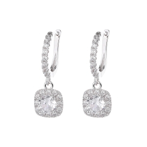 Cercei argint 925, JW1589, model elegant, placati cu rodiu