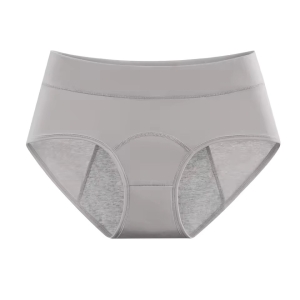 Chiloti Menstruali, Reutilizabili, Bumbac, CH075, Gri - Img 1