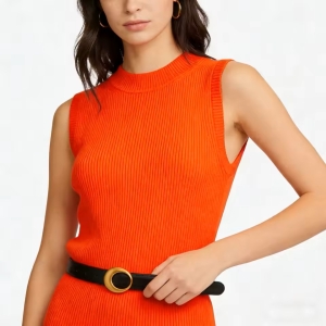 Curea dama C-196, piele naturala, Neagra - Img 2