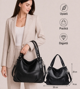 Geanta dama Ailis GT2204, Negru - Img 2