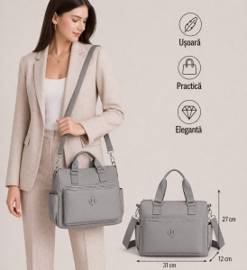 Geanta dama, Harmony GT2126, Gri - Img 2