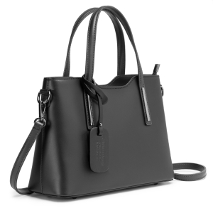 Geanta dama Maila GT716, piele naturala, negru - Img 2