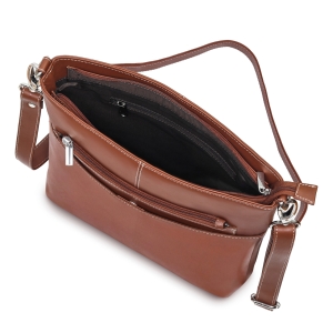 Geanta de dama, Elisabeta GT3887, piele naturala, Maro - Img 5