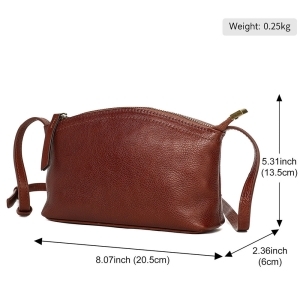 Geanta de dama, Katy GT3824, piele naturala, Negru - Img 6