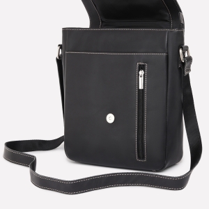 Geanta de umar unisex, Gabrielle, GT3872, piele naturala, Negru - Img 5