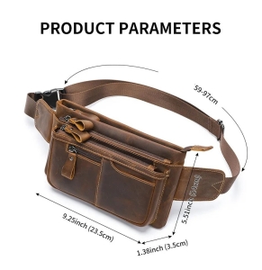 Geanta pentru barbati, Korin GT3795, piele naturala, Maro - Img 10