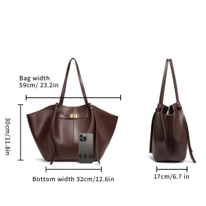 Geanta Tote dama Calira GT3939, Coffee - Img 4