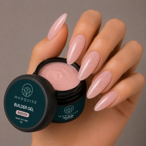 Gel UV Constructie Unghii HEMA/TPO FREE, Marquise, Glitter BNG1225, 30 g - Img 2