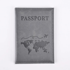 Husa pasaport unisex, Maelis PT1311, Gri - Img 1