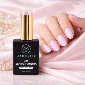Oja semipermanenta HEMA/TPO FREE, Marquise, Pure Color JY059, 15 ml - Img 2