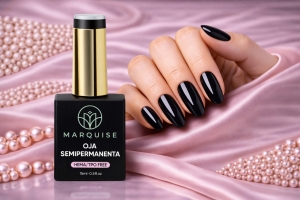 Oja semipermanenta HEMA/TPO FREE, Marquise, Pure Color JY414, 15 ml - Img 2