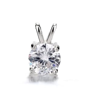 Pandantiv argint 925, JW1293, model elegant, placat cu rodiu - Img 1