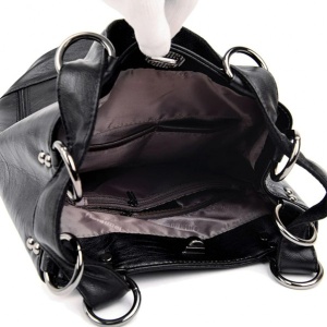 Rucsac dama Gracelyn GT1459, model negru - Img 6