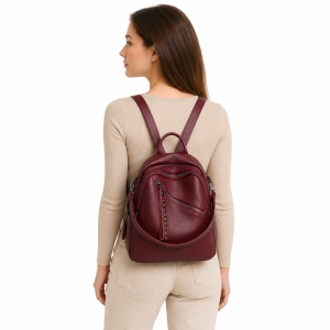 Rucsac dama Hayden GT1338, bordo - Img 2