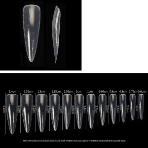 Tipsuri reutilizabile Marquise, TIPS22, Stiletto, 120 buc
