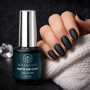Top Coat Matte HEMA/TPO FREE, Marquise, 15 ml - Img 2
