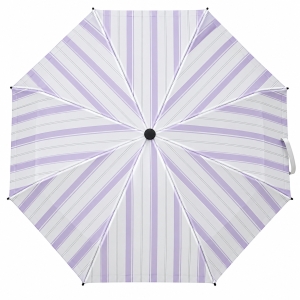 Umbrela pliabila pentru ploaie, 8 spite, diametru 97 cm, UMB050, Mov / Alb - Img 2