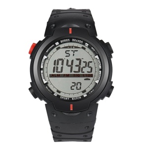 Ceas Barbatesc HONHX CS136, curea silicon, digital watch, functie cronometru, alarma