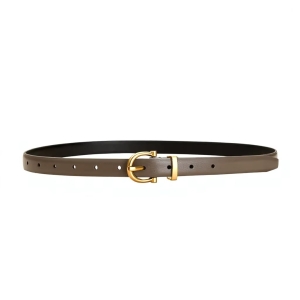 Curea dama C-217, piele naturala, Taupe