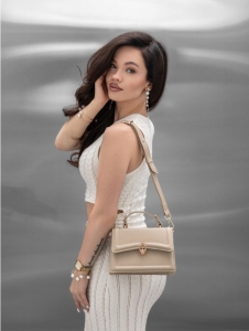 Geanta de dama, 201, model elegant, Bordo - Img 3