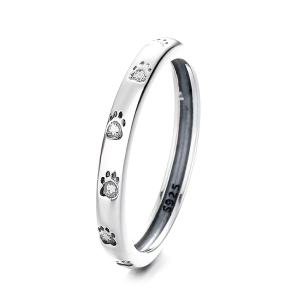 Inel argint 925, JW1313, model labute, placat cu rodiu - Img 1