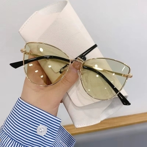 Ochelari de soare pentru femei, SG207, Galben - Img 3