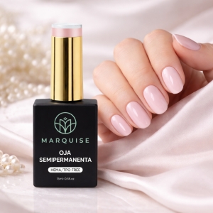 Oja semipermanenta HEMA/TPO FREE, Marquise, Pure Color JY043, 15 ml - Img 2