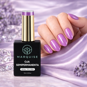 Oja semipermanenta HEMA/TPO FREE, Marquise, Pure Color JY087, 15 ml - Img 2
