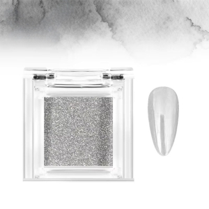 Pigment unghii mirror Marquise, PIGM02, Argintiu