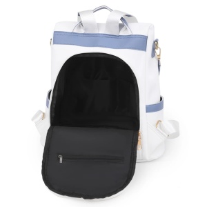Rucsac dama Carla GT2172, antifurt, Negru/Crem - Img 6