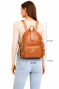 Rucsac dama, Taliah GT3600, Cognac - Img 2