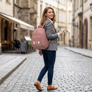 Rucsac de dama, Elowen GT2722, Roz - Img 2