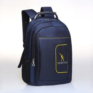Rucsac pentru barbati, HuaPai GT59, Smart cu USB, multifunctional: laptop, calatorie, sport, anti furt, model albastru - Img 4
