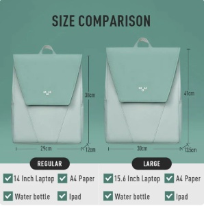 Rucsac unisex, Delaney GT2375, Verde deschis/Verde - Img 7