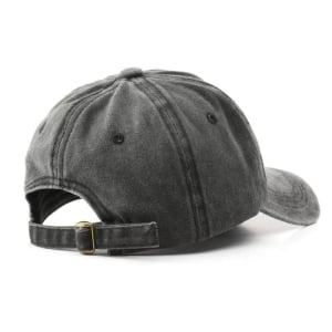 Șapcă pentru bărbați cu broderie Brooklyn 1947, cozoroc curbat, albastru denim - Img 2
