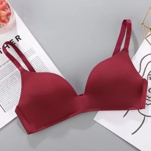 Sutien push-up, ST006, Rosu - Img 1