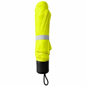Umbrela pliabila pentru ploaie, 8 spite, diametru 97 cm, UMB028, Galben neon