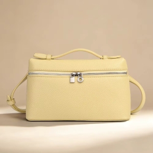 Geanta dama Deliora GT3910, piele naturala, Galben