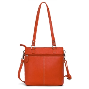 Geanta de dama, Anne GT3853, piele naturala, Orange