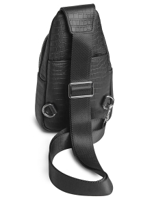 Geanta pentru barbati, 606, piele naturala, Neagra - Img 2