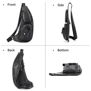 Geanta pentru barbati, Lior GT3310, piele naturala, Maro - Img 6