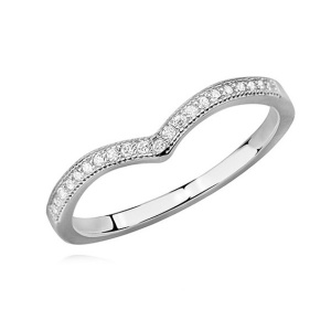 Inel argint 925, JW344, cu pietre zirconia, placat cu rodiu - Img 1