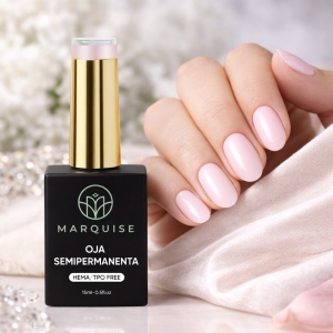 Oja semipermanenta HEMA/TPO FREE, Marquise, Pure Color JY018, 15 ml - Img 2