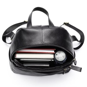 Rucsac dama, Lotus GT3069, piele naturala, Bordo - Img 4