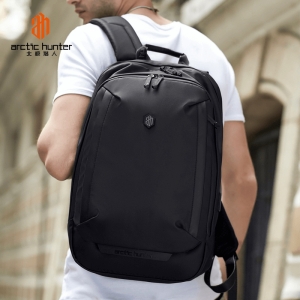 Rucsac pentru barbati, B00443, port USB, Negru - Img 2