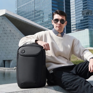 Rucsac pentru barbati, B00555, model urban, Negru - Img 2
