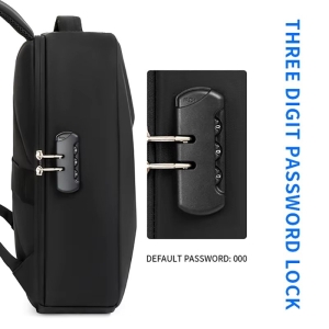 Rucsac unisex, Orien GT3755, port USB, Negru - Img 7