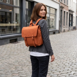 Rucsac unisex, Uzoma GT2348, Portocaliu - Img 2