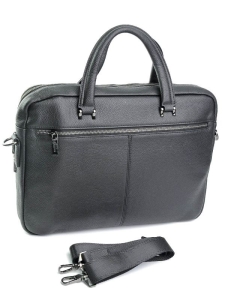 Servieta pentru barbati, 252311, piele naturala, Neagra - Img 2