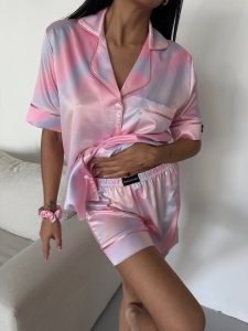Set pijama dama din doua piese, cu nasturi – 2500134, Blush Glow - Img 5